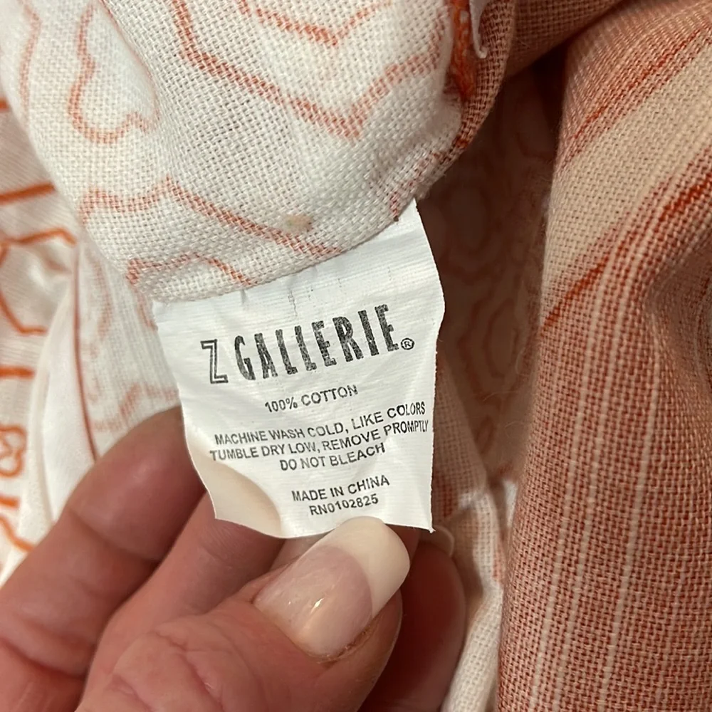 Z GALLERIE pillow shams